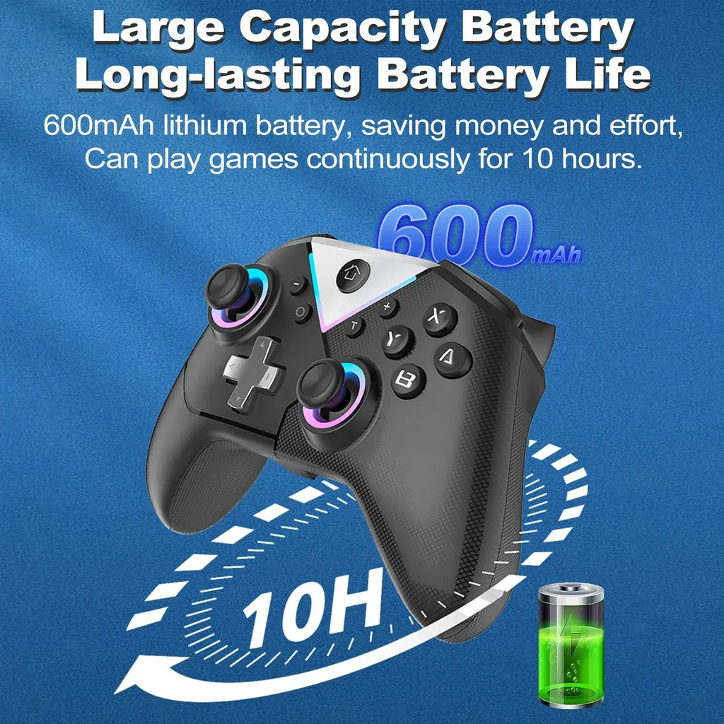617 Wireless Controller for Nintendo Switch & PC, Hall Effect