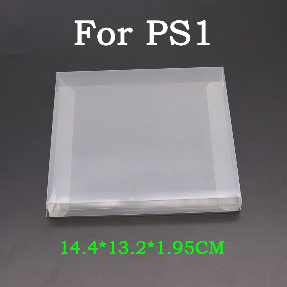 6PC Clear Transparent Box Covers for PS5 PS4 PS3 PS2 PS1