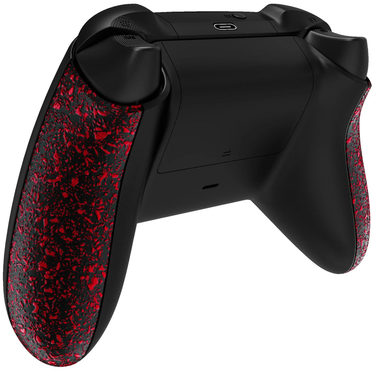 eXtremeRate Textured Non-Slip Improvement Back Panels Accessories Replacement Side Rails Shell for Xbox Core Wireless Controller
