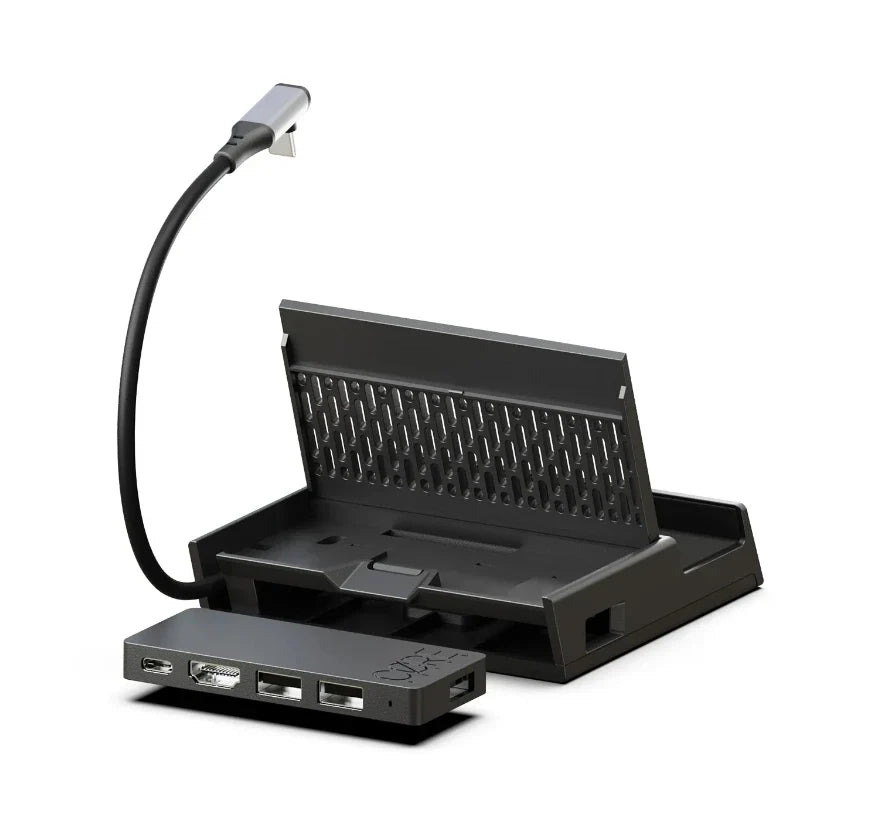 Savage Raven by Skull & Co. Charging Dock for Steam Deck/ROG Ally/ROG Xbox Ally Multi-port Type-C Docking Hub With Core