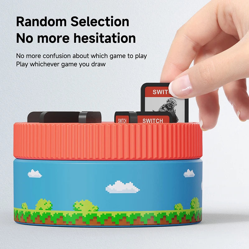 Nintendo Switch Rotating Game Card Case with 10 Slots