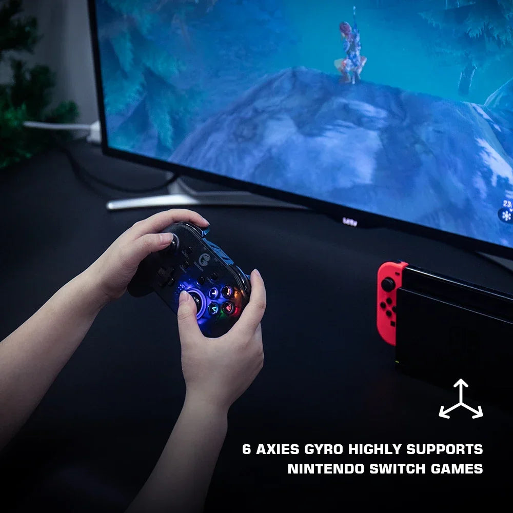 GameSir T4 Pro SE Wireless Mobile Controller Bluetooth Gamepad with 6-axis Gyro for Nintendo Switch Android iPhone PC Joystick