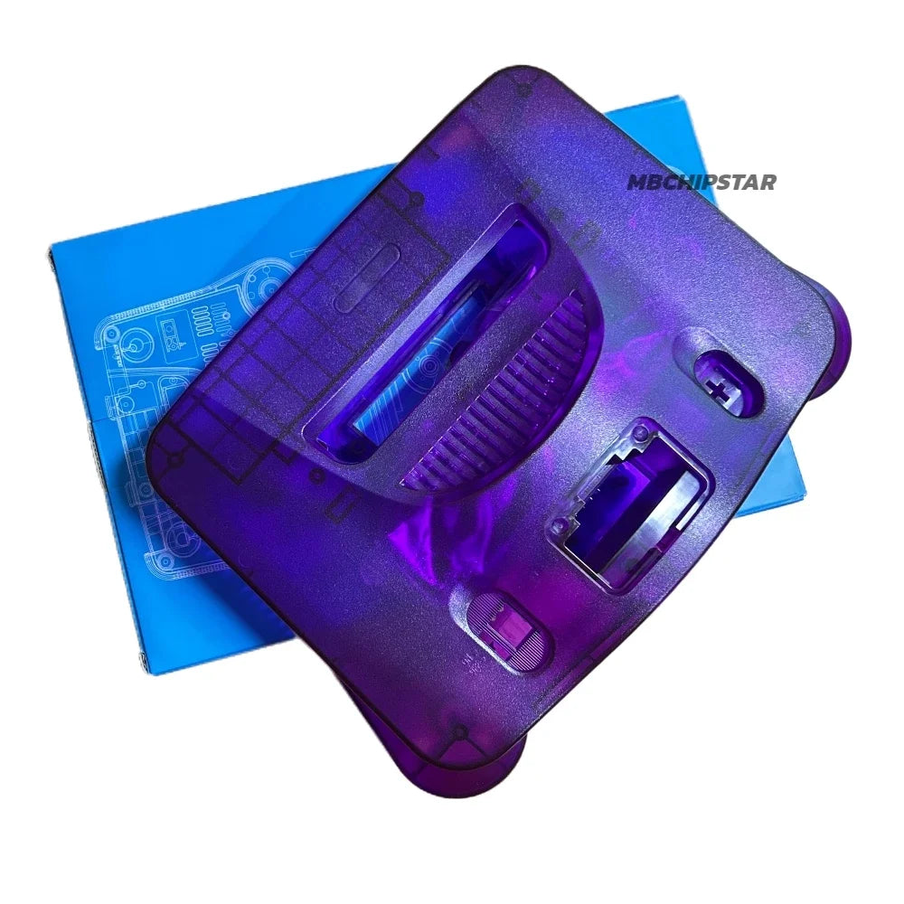 Translucent Clear Replacement Housing Shell 10 Optional Colors Fit All Region for N64 Classic Retro Video Game Console Case
