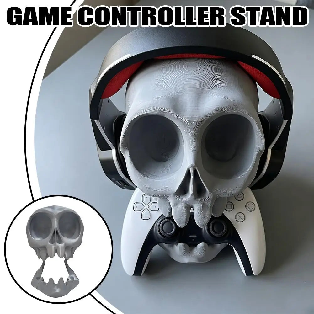 Skull Headset & Controller Stand for PS5/PS4, 3D Printed
