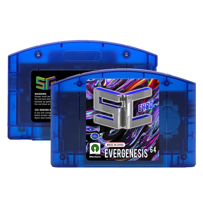 SC64 Open Source N64 Flash Cart, 5000 in 1, 64DD Support