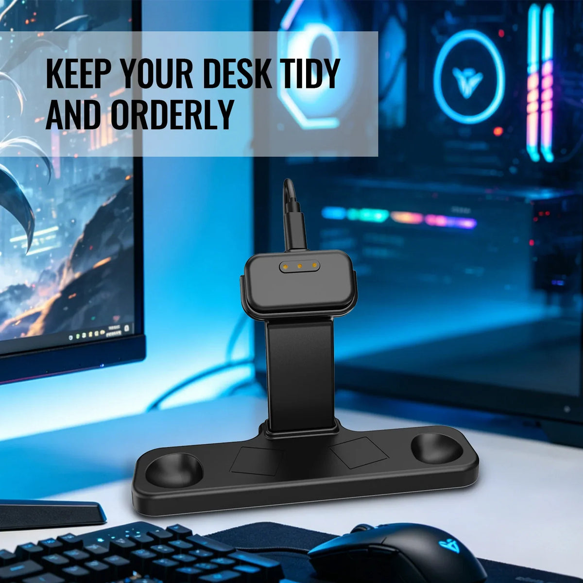 New Desktop Stand Compatible with Steam Controller 2 Charging Dock Anti-Slip Gamepad Holder Accessory for Steam Controllers