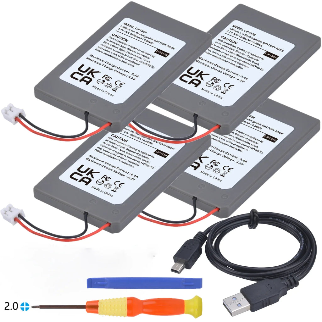 Batmax 1800mAh LIP1359 Battery for PS3 DualShock 3 Controller