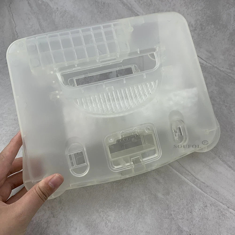 N64 Replacement Housing Shell for Nintendo 64, Transparent Case