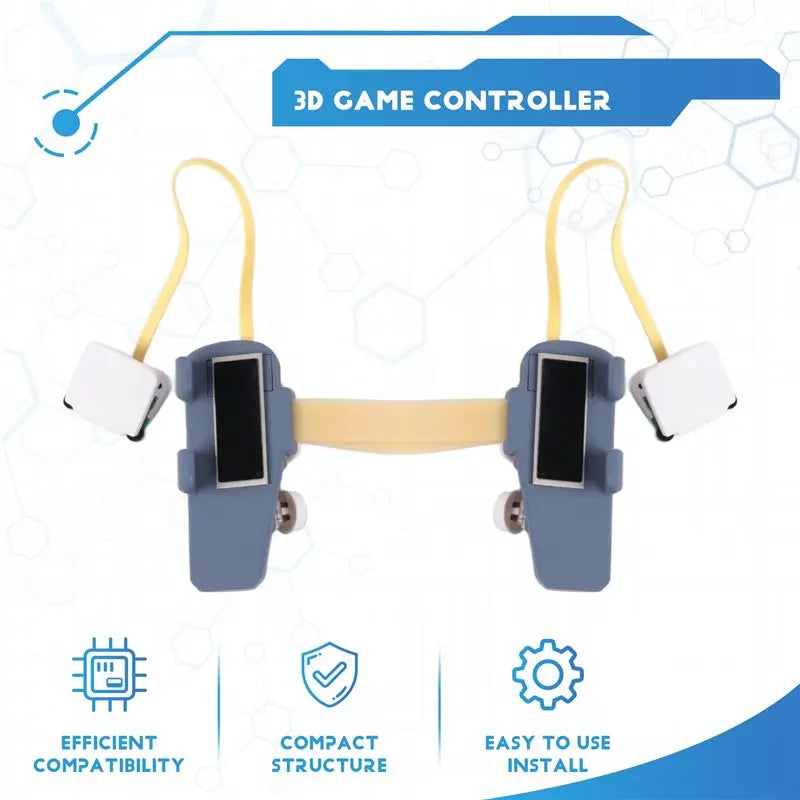 N91R-Mobile Games Controller Mobile Games Gamepad Controller For Tablet 6 Buttons Hand Gaming Grip Triggers For 7.9Inch To 9.1
