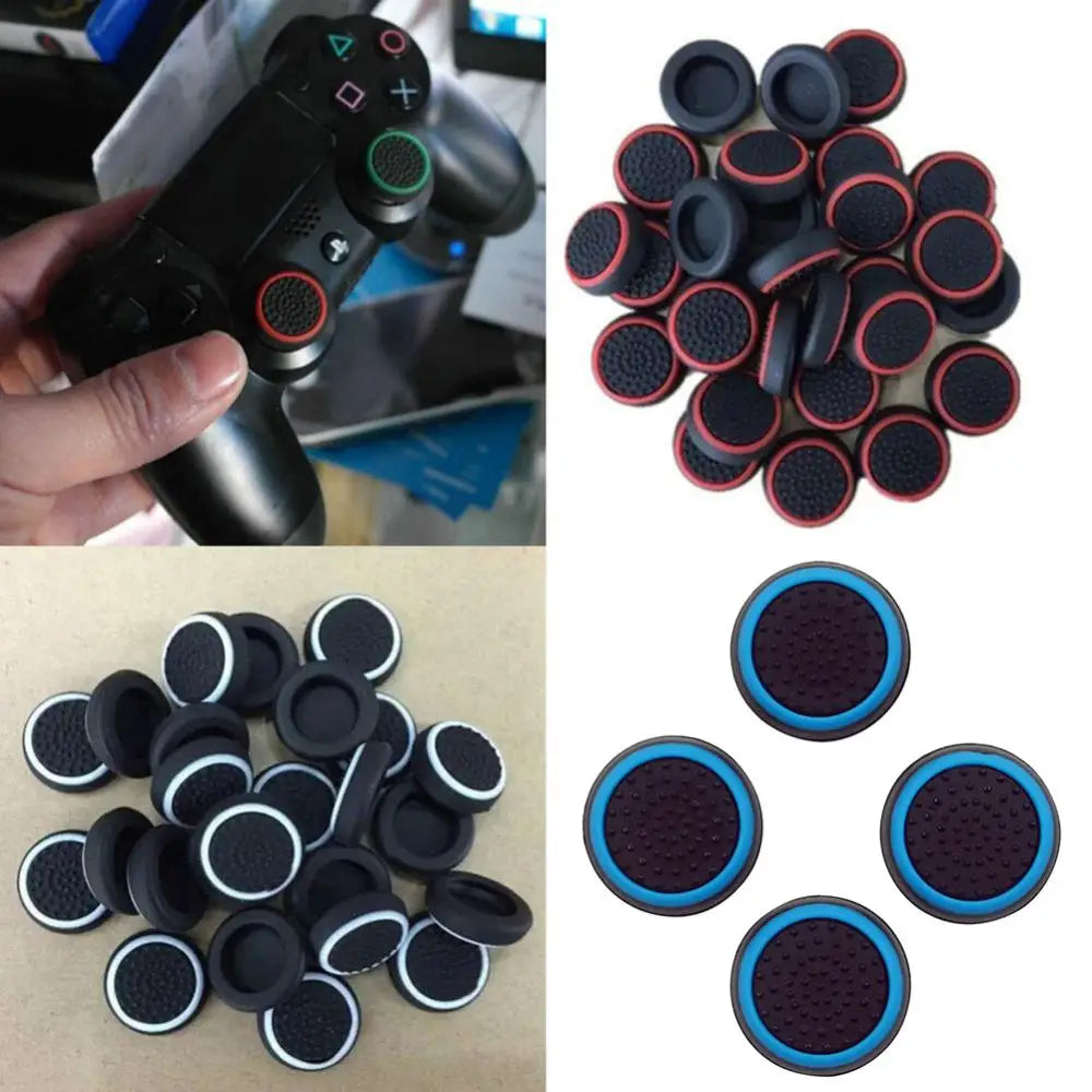 PS5 Silicone Thumb Stick Grip Caps, 4Pcs for PS4 PS3 PS2