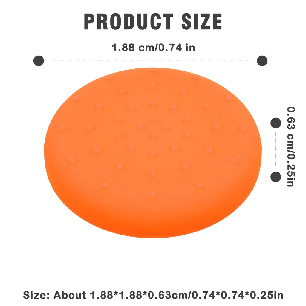 2 Pcs Silicone Rubber Protective Skin Joystick Grip Grips Cap For Switch 2 Controller Rocker Cover