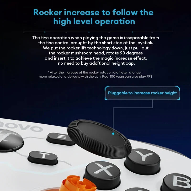 Lenovo S04 Bluetooth Gamepad Dual Vibration Hall Triggers 1000Hz