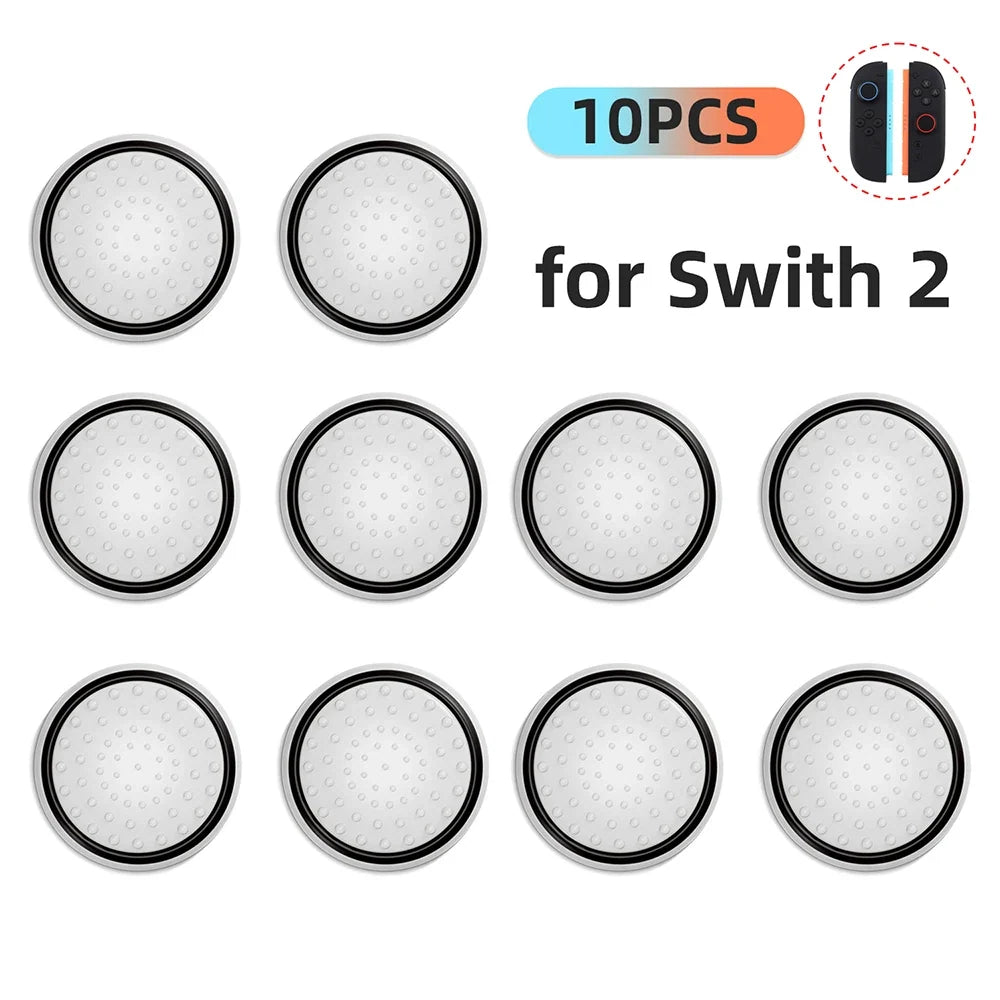 10PCS ThumbSticks Grips Caps for Nintendo Switch 2 JoyCon 2 Silicone Luminous Joystick Caps Thumb Stick Cover Accessory Parts