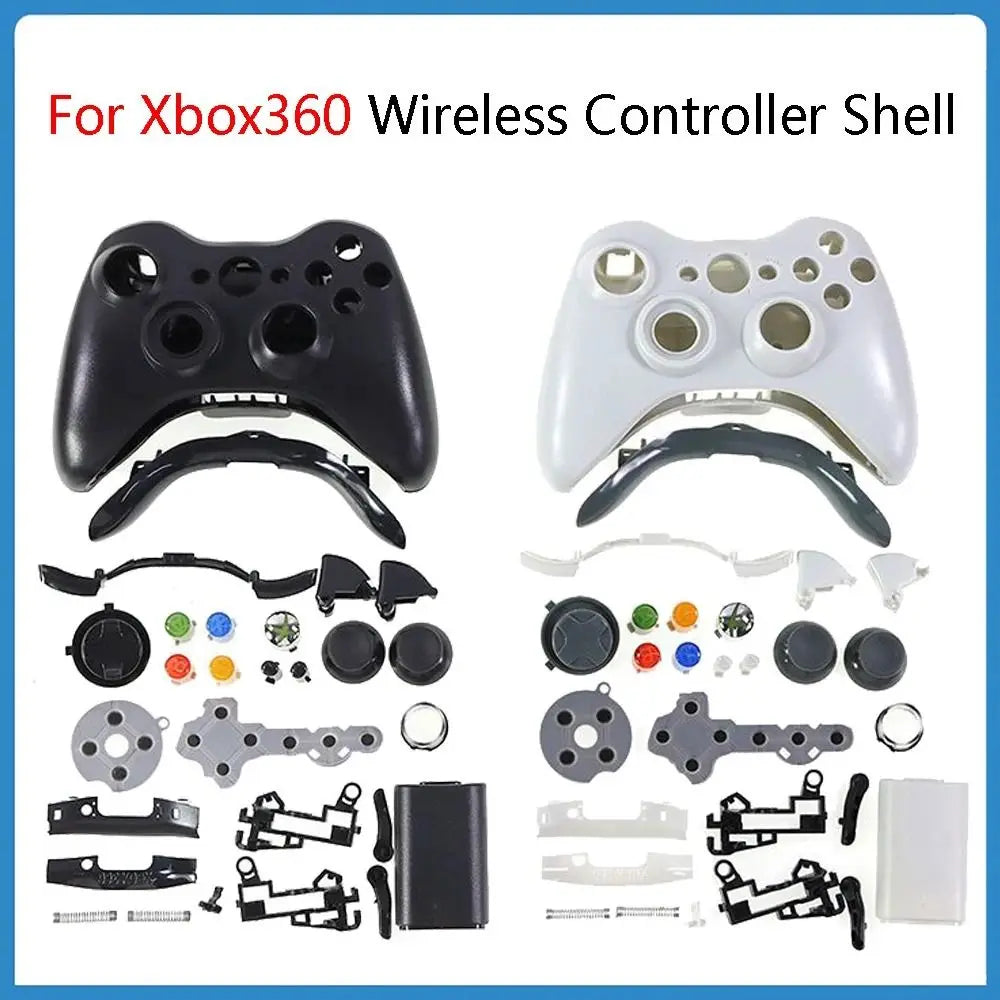 Faceplate Cover Wireless Controller Case Durable Repair Gamepad Housing Shell Gaming Game Controller Shell for Xbox 360