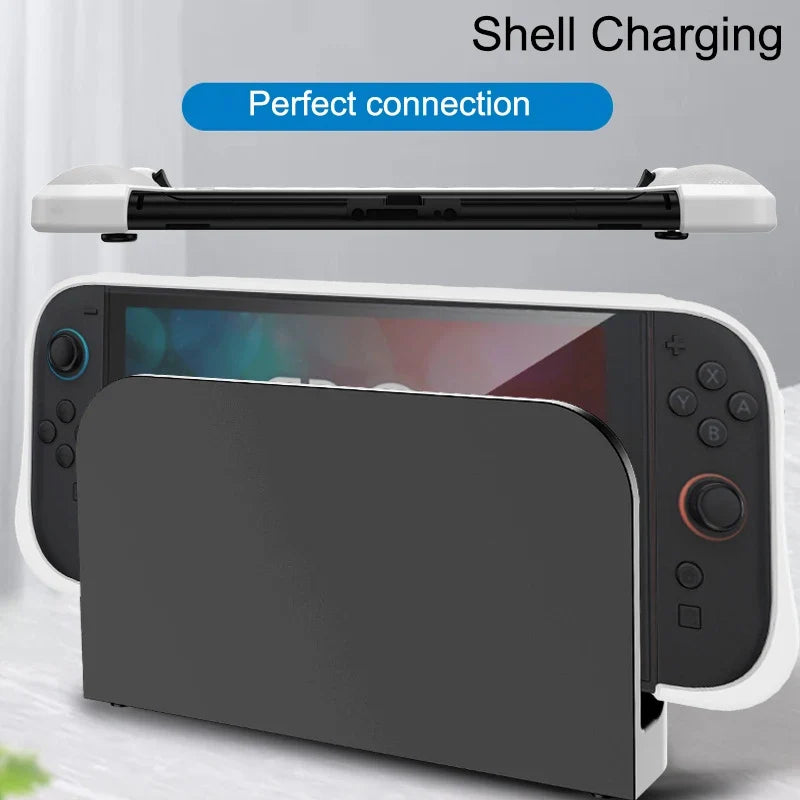 Dockable TPU Case for Nintendo Switch 2 Ergonomic Grip Shell