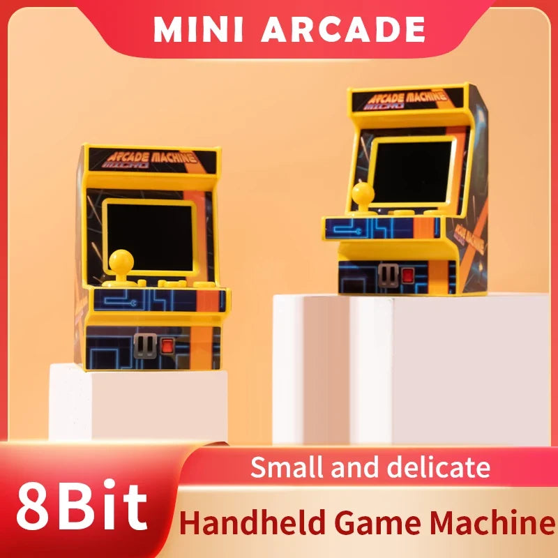 Retro Mini 8-Bit Arcade Handheld Game Console with Joystick 1.8 Inch Screen Portable Game Console Built-in 152 Games Kids Gift