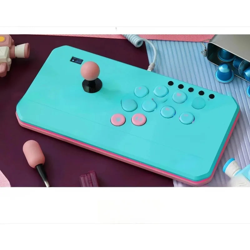 DOIO VLX Aluminum Alloy Hitbox Arcade Fighting Keyboard, PS5, PC