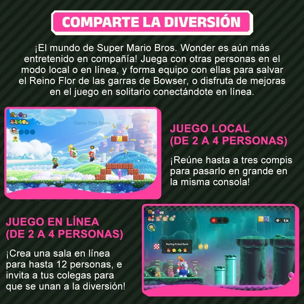 Super Mario Bros. Wonder for Nintendo Switch - Game Card