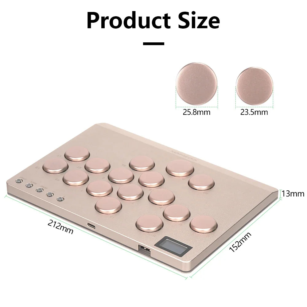 Haute42 COSMOX M-Lite Leverless Hitbox Controller for PC/PS4/PS5
