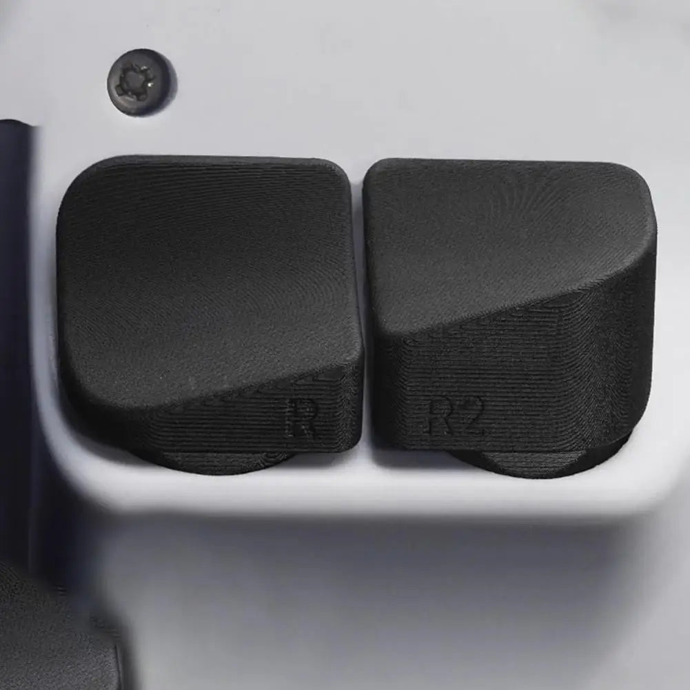R36S Back Button Accessories, 4Pcs 3D Printed Black Plastic