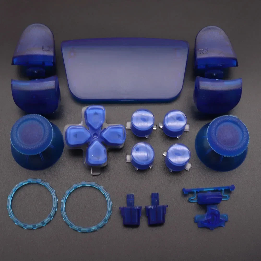 Replacement Buttons Set D-Pad L1 R1 L2 R2 Trigger Button Key Accent Ring For PS5 V3 3.0 BDM-030 Controller