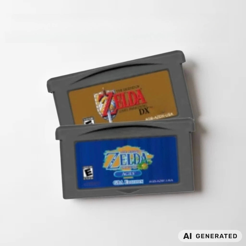 GBA Zelda Cartridge, Four Swords, Minish Cap and More