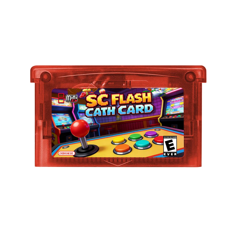 New 5000 in 1 SCFW V2.0 Mini SC Flash Card with 8G TF Card & Adapter for GBA GBC GB NES NDS Game Card Game Console Accessories