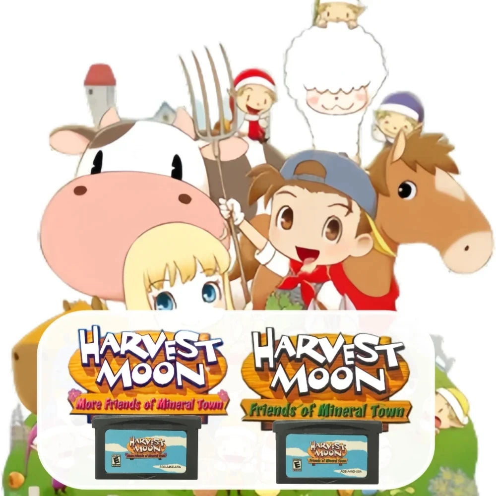 Harvest Moon GBA Cartridge, Friends of Mineral Town Games