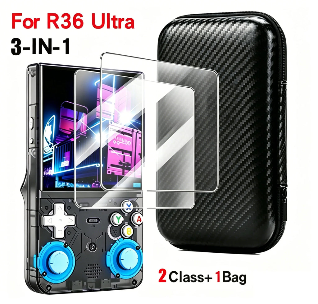 R36 Ultra EVA Zipper Bag with Tempered Glass Screen Protector