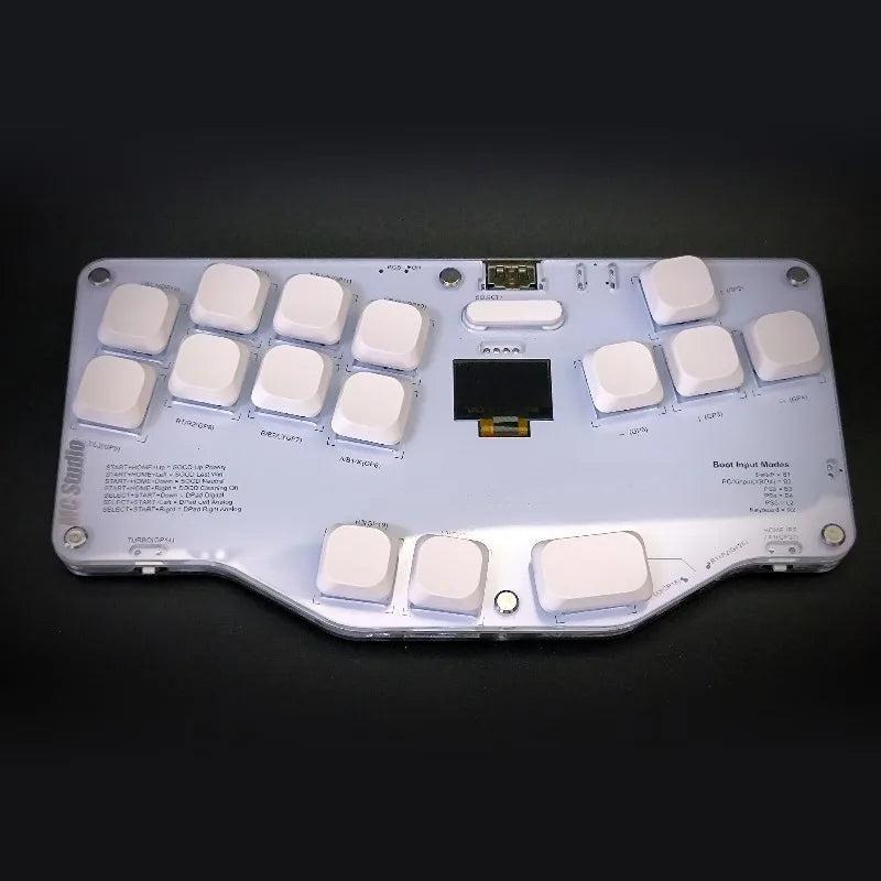 Mixbox Right Hand Combat Keyboard Customized RGB Ergonomics Wired Keyboard Low Axis Hot-swap Joystick Keyboard Accessories Gifts