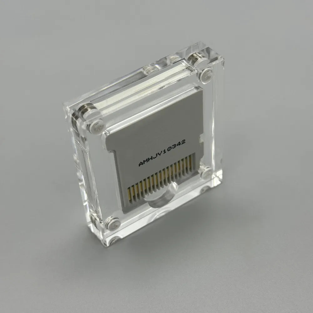 One slot High transparency Acrylic Magnetic suction cover Games Storage Box Hard Shell cartridge Case for Nintendo 3DS DS
