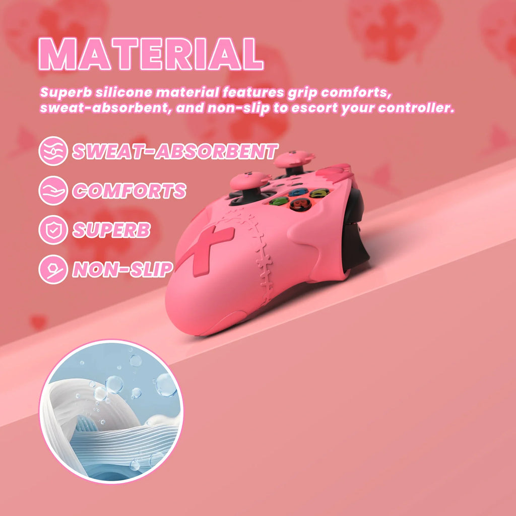 PlayVital Xbox Series X/S Controller Silicone Case, Cute Gothic