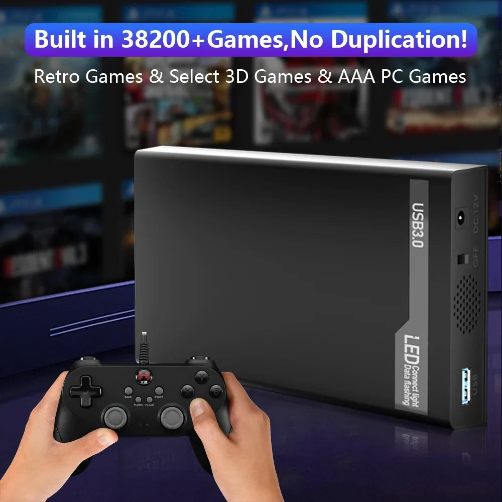 Mix 500G Preloaded Gaming HDD for PC, 38200+ Games