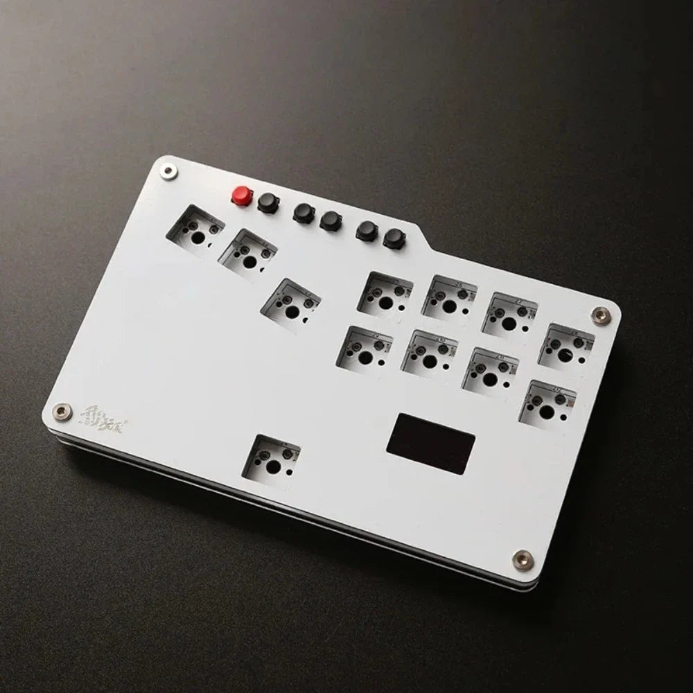 HitBox Mini Keyboard Portable Arcade Joystick Street Fighter Gaming Accessories for PC GP2040-CE Hot Swap Ergonomic Keyboard