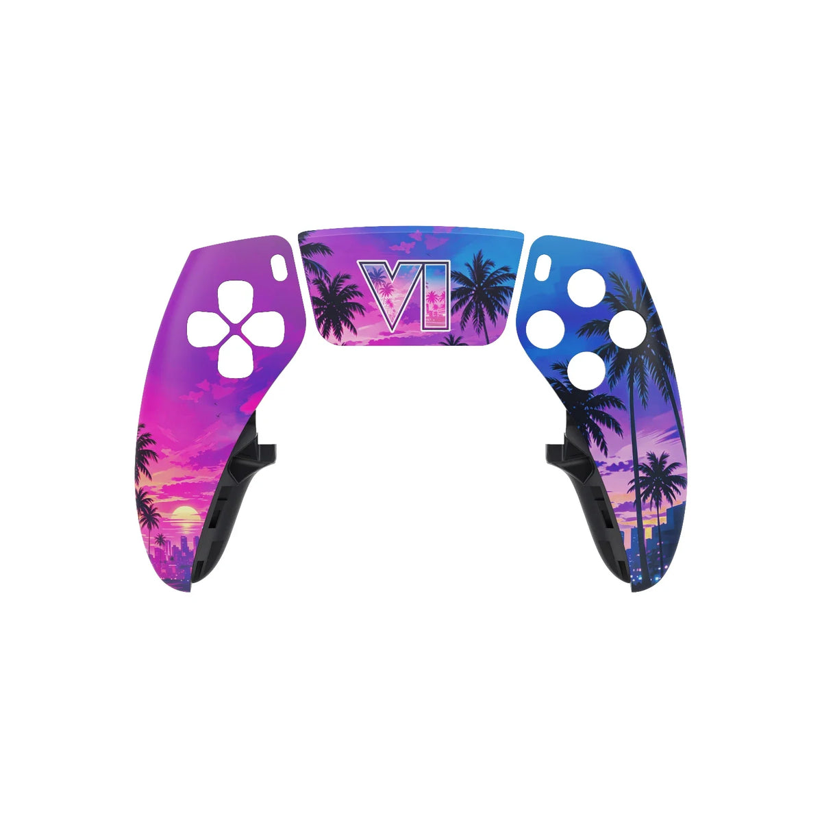 PS5 DualSense Edge DSE Controller Replacement Shell Kit, Featuring Two Configurations: Left and Right Panels, Buttons, Joysticks