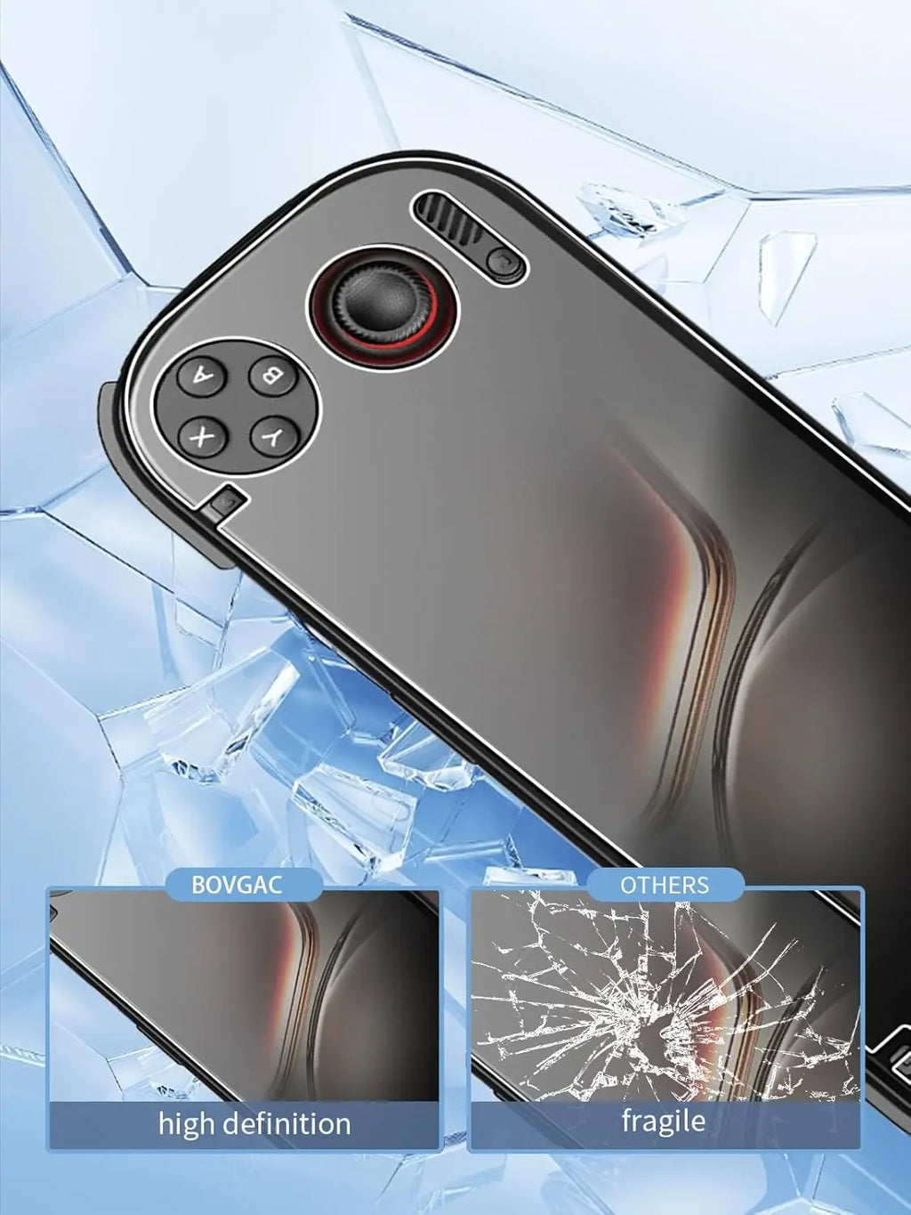 1 Pc 9H Tempered Glass Screen Protector for AYN Odin 3 Game Console Ultra-Clear Anti-Scratch for Odin3 Gaming Accessories