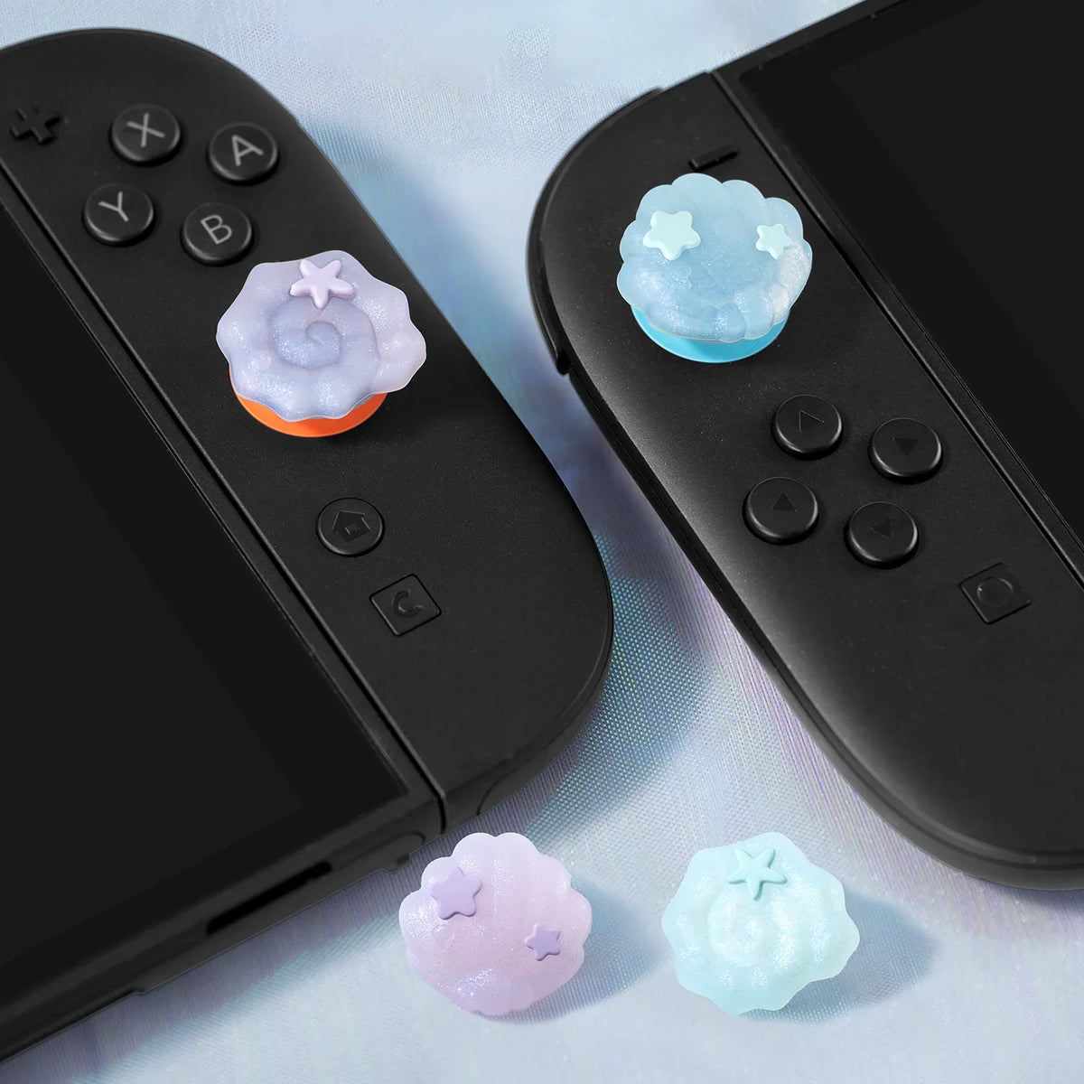 Nintendo Switch 2 GeekShare Dream Shell Mushroom Thumb Grips, 4-Pack