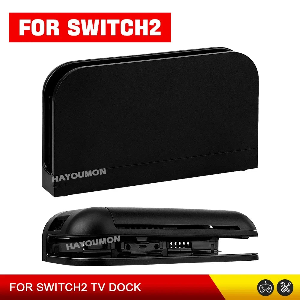 New Black TV Dock Charger Station Stand For Switch 2 Charging Dock HDMI-Compatible TV DOCK Charging Base For Switch 2