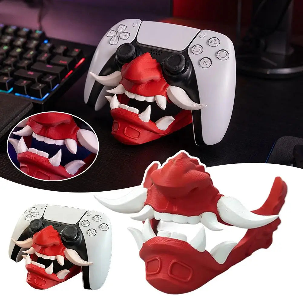PS5 Controller Oni Demon Mask 3D-Printed Display Stand