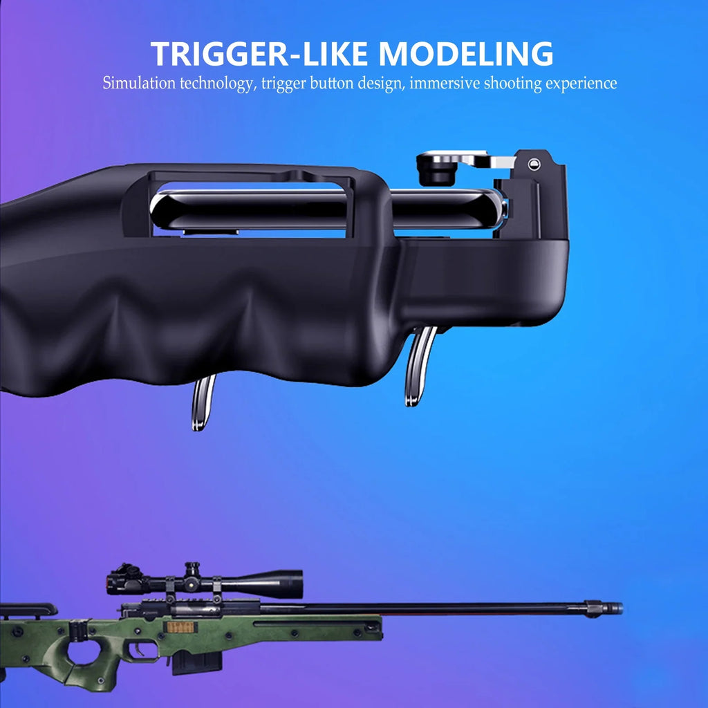 Foxnovo Gamepad Cell Phone Game Trigger Handle, Ergonomic Grip