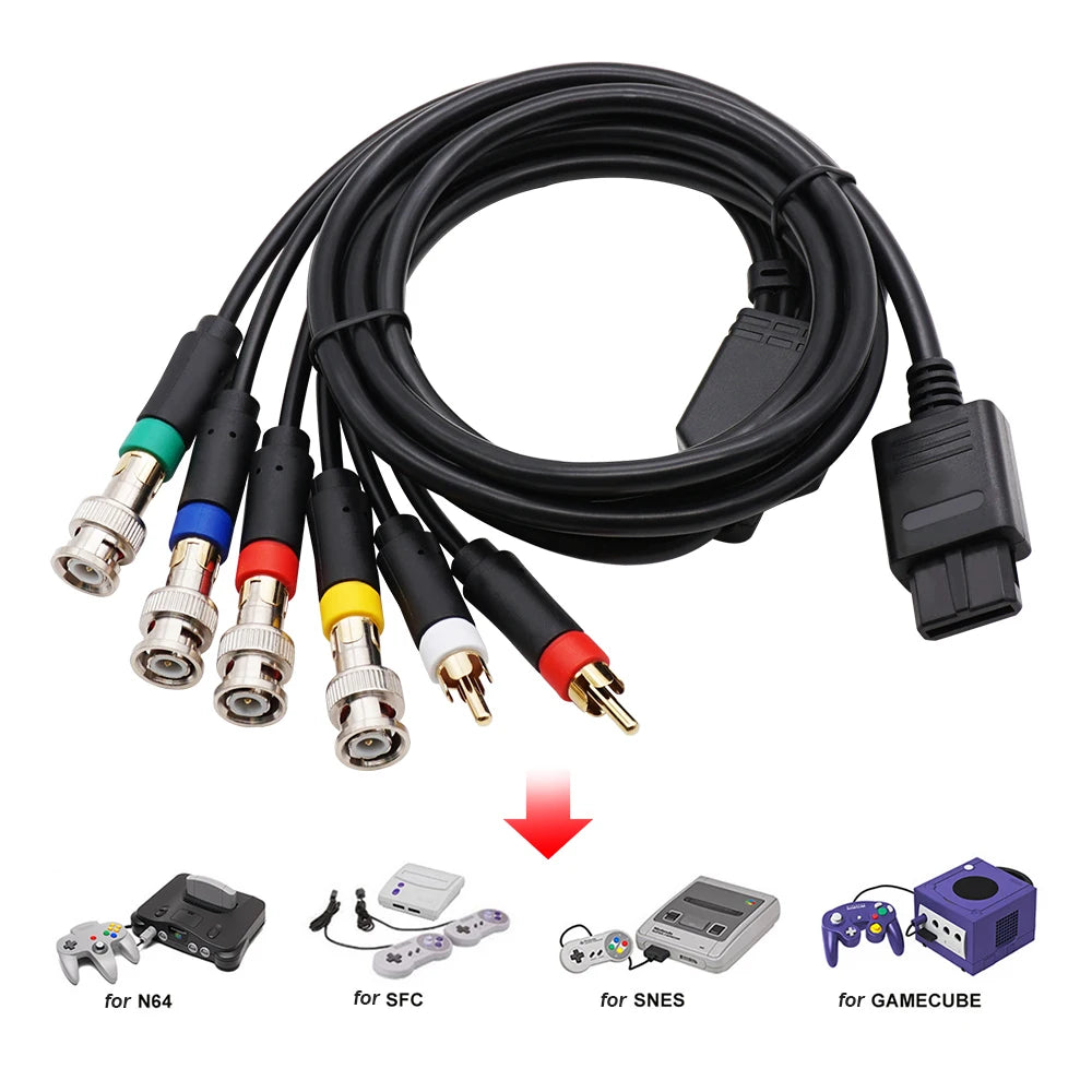 N64 NTSC RGB Modification Kit with RGB Cable Options