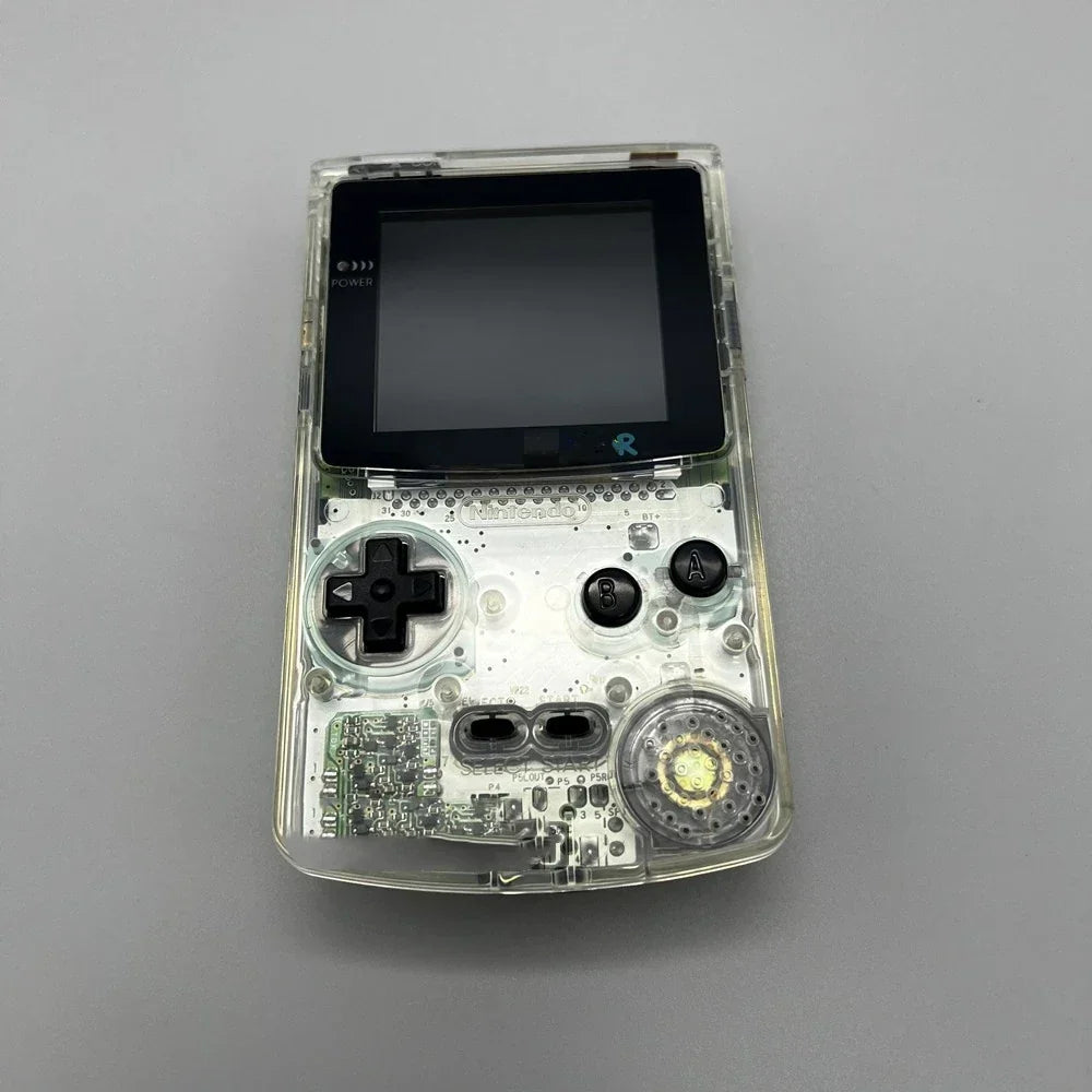 GBC Game Boy Color 2.6-Inch IPS LCD Refurbished Console, New Case