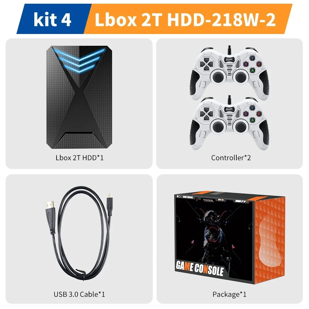 2TB Launchbox HDD for PC, 4200+ Games, PS4/PS3 Emulators