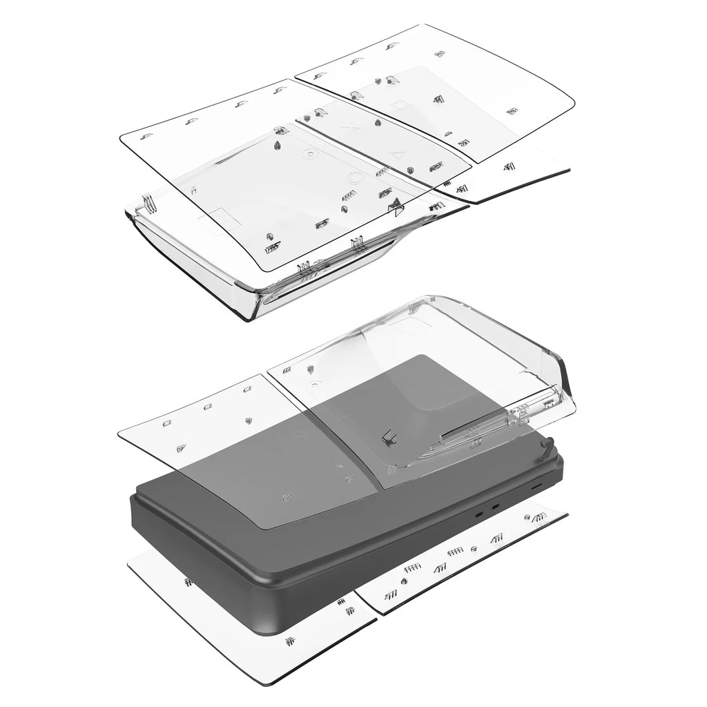 Replacement Shell for PS5 Slim Disc, ABS Cover Plates