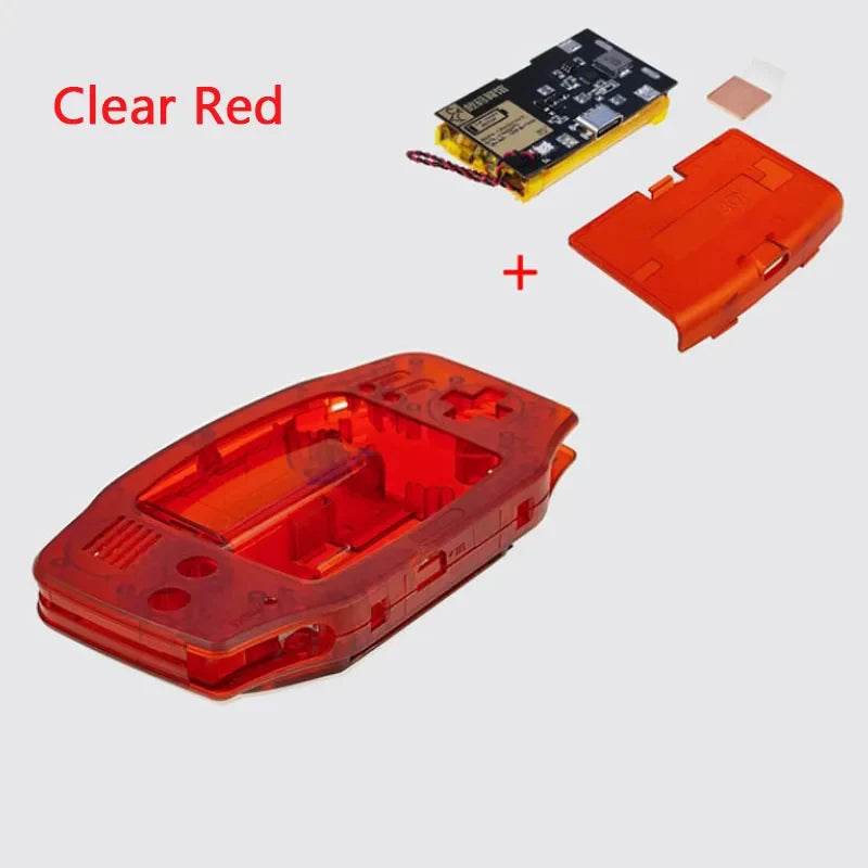 1800mAh Lithium Battery for GBA IPS V3 LCD Kits with Shell Cover