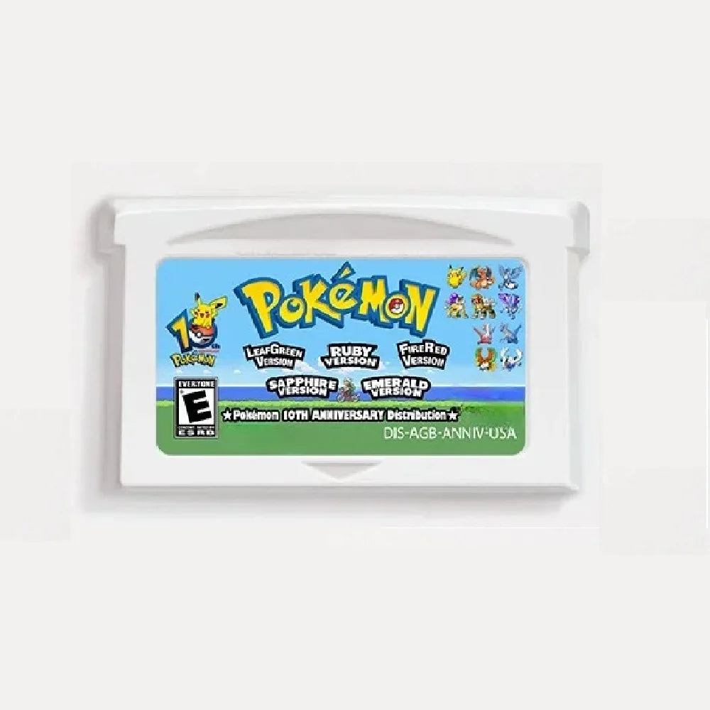 Pokémon 10th Anniversary GBA Distribution Cartridge