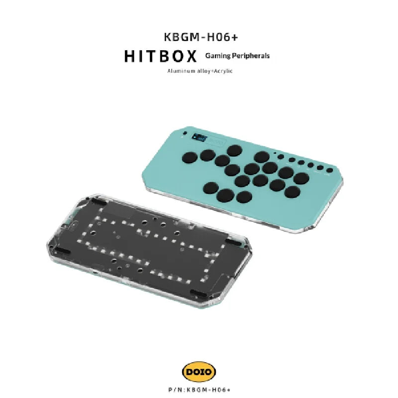 Ps5 Controller Accessories Doio Hitbox Wireless Aluminum Alloy Mechanical Switch Game Keypad Kbgm H06 Stickless Arcade Fighting