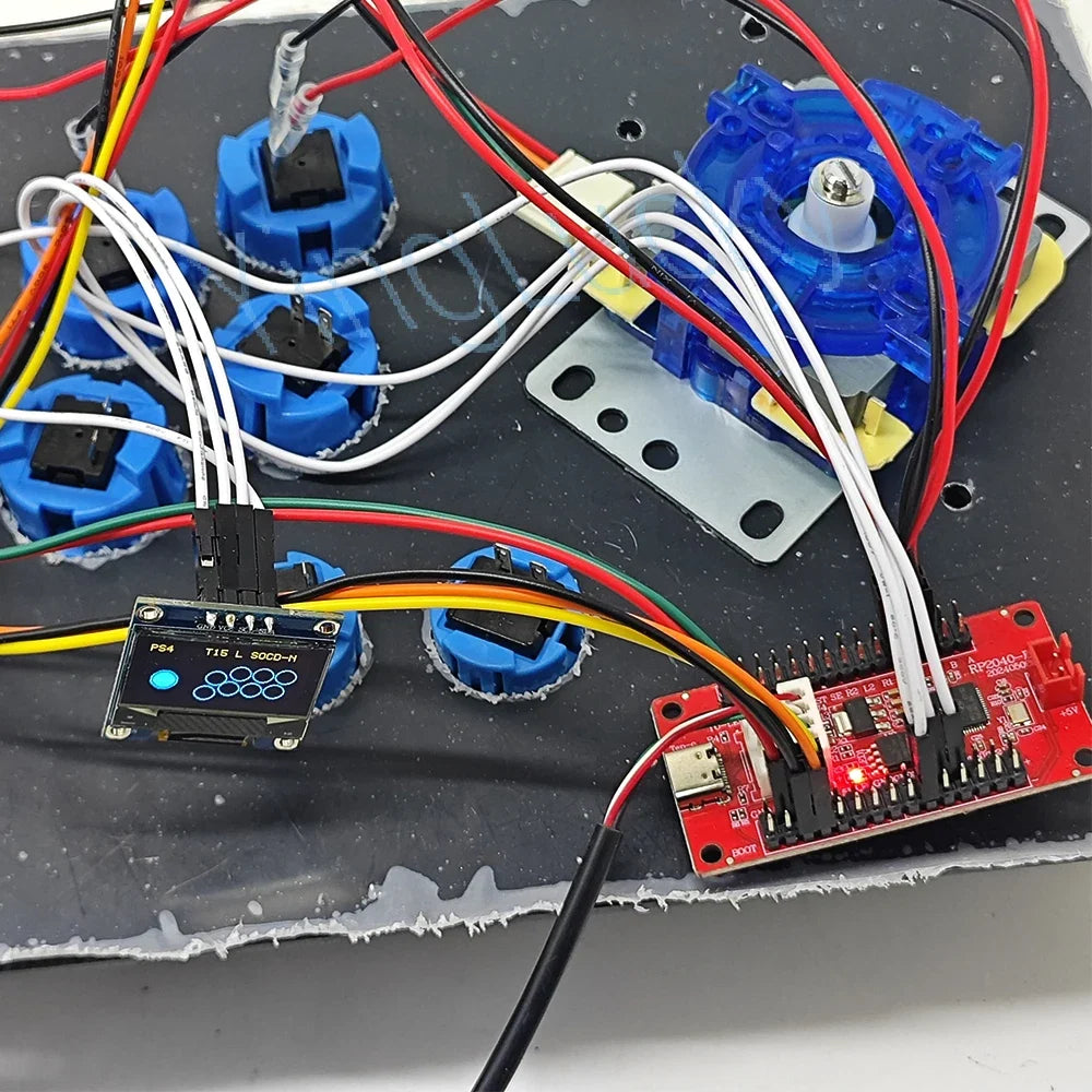 Raspberry Pi Pico Zero USB Board with Encoder for Hitbox DIY