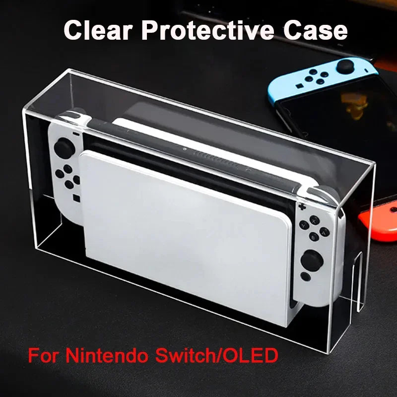 Nintendo Switch OLED Clear Acrylic Display Box for Dock