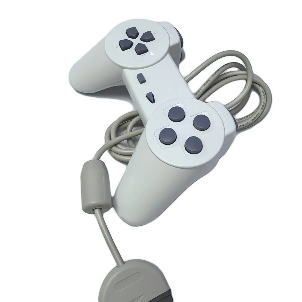 Classic Game Controller for PS1 for PlayStation1 game controller  wired gamepad white Colour